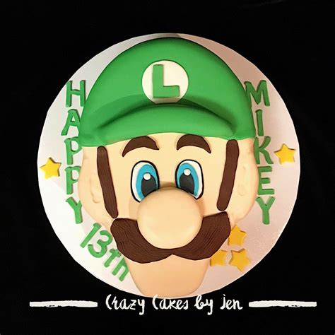 Luigi Cake Mario Birthday Cake Luigi Cake Boy Birthday Cake