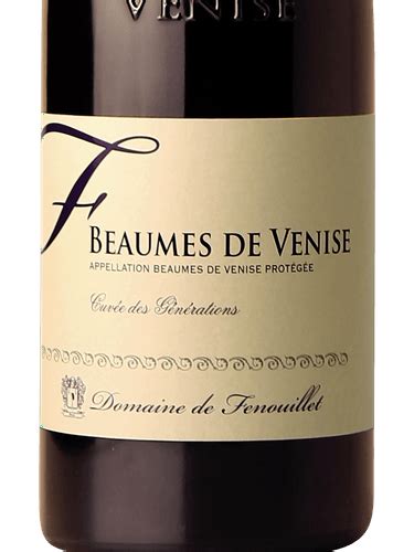 Domaine de Fenouillet Cuvée des Generations Beaumes de Venise Vivino US