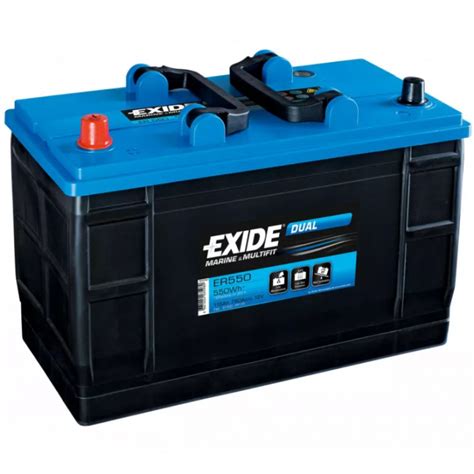 Batterie Marine 12V DUAL EXIDE 115 Ah