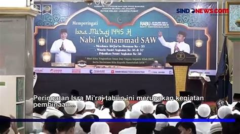 Rutan Salemba Rayakan Isra Mi Raj Untuk Bimbingan Mental Anak