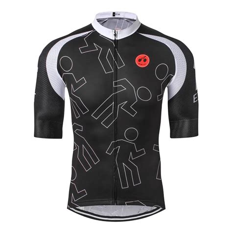 Weimostar Black Cycling Jersey Men Bike Clothing Bicycle Top Men Ropa