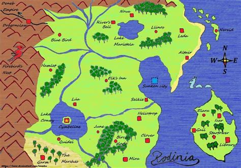 Map of Rodinia [Recolored] by Rivalee on DeviantArt