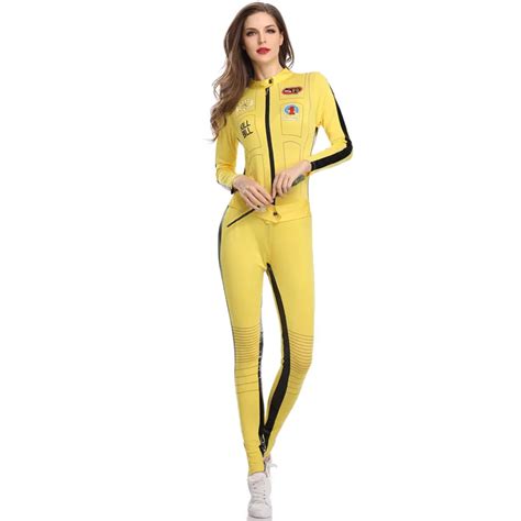 Titivate Sexy Women Model Jumpsuit Long Sleeves Race Car Driver Dj