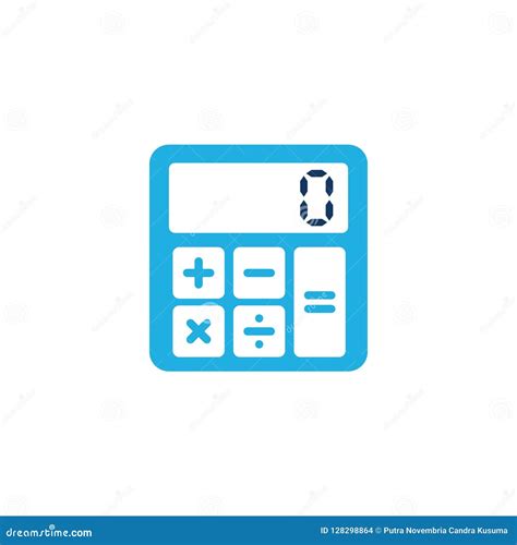 Calculator Logo Icon Design Stock Vector Illustration Of Office