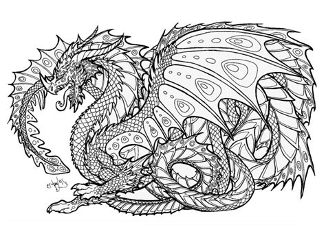 Printable Coloring Page Dragon - prntbl.concejomunicipaldechinu.gov.co