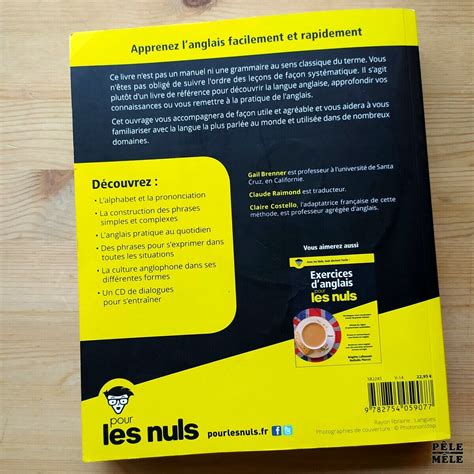 Gail Brenner Claude Raimond L Anglais Pour Les Nuls Cd P Le