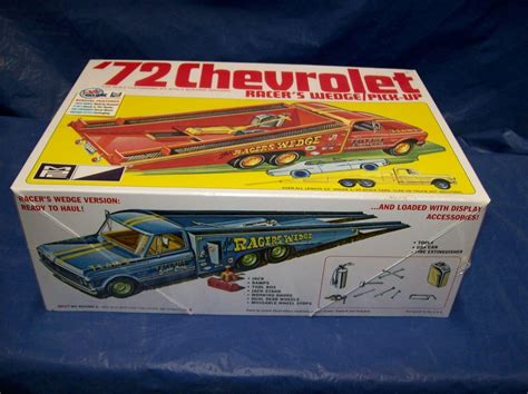 Mpc 72 Chevy Racers Wedge Pup Ramp Truck Plastic Model Kit 88512 1