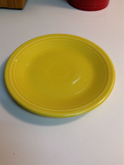 Fiesta Fiestaware Sunflower Yellow 7 Plate By Thetrendykitchen