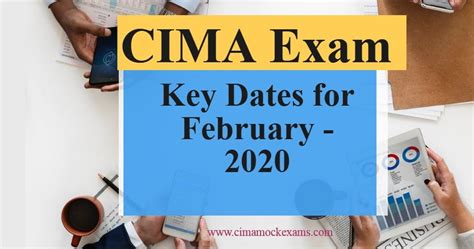 Cima Mock Exams Cima Exam Dates Key Dates For Cima February