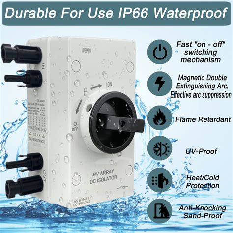 Karlkers Ip Solar Pv Dc Quick Disconnect Switch V Solar