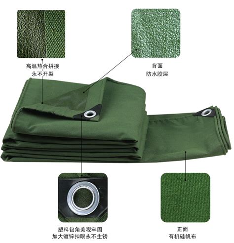 Canvas Cloth Waterproof Tent Fabric Outdoor Tarpaulin Canopy Awning