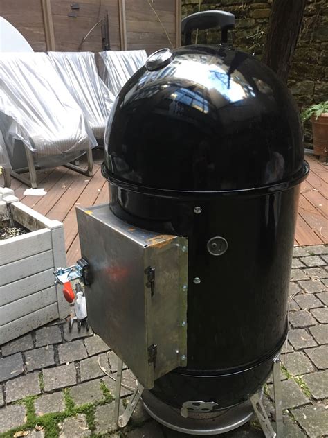 Quick Coal Charcoal Access Door For Wsm 185 Weber Smokey Mountain By