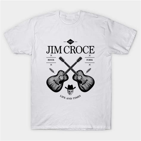 Jim Croce Acoustic Guitar Vintage Logo Jim Croce T Shirt Teepublic