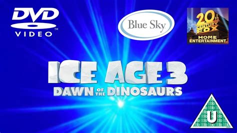 Opening To Ice Age 3 Dawn Of The Dinosaurs UK DVD 2009 YouTube