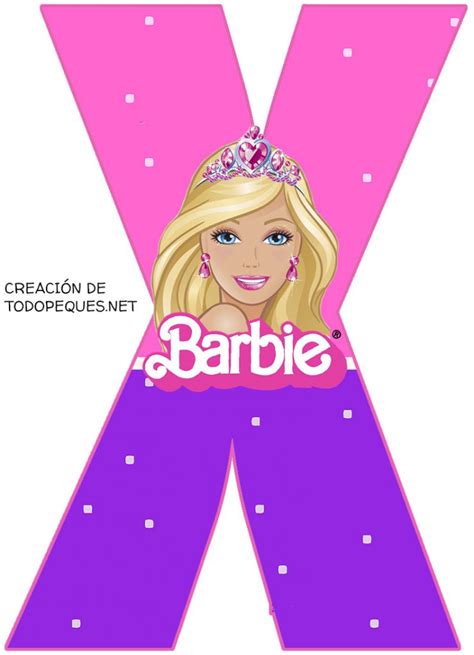 Barbie Abecedario Para Imprimir Todo Peques