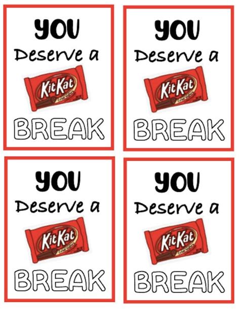 You Deserve a BREAK Digital Download | Etsy