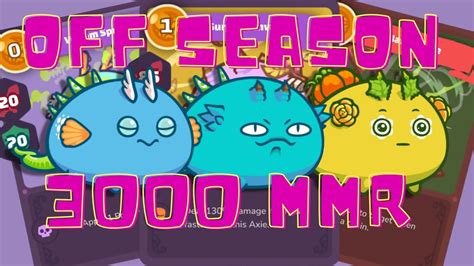 Axie V Jumping Poison End Off Season K Mmr Gaming Youtube