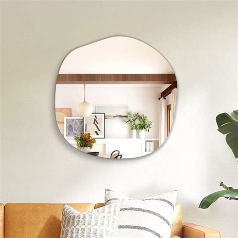 Mirrorize Irregular Wall Mirror Asymmetrical Wall Mirror Modern Abstract Wall