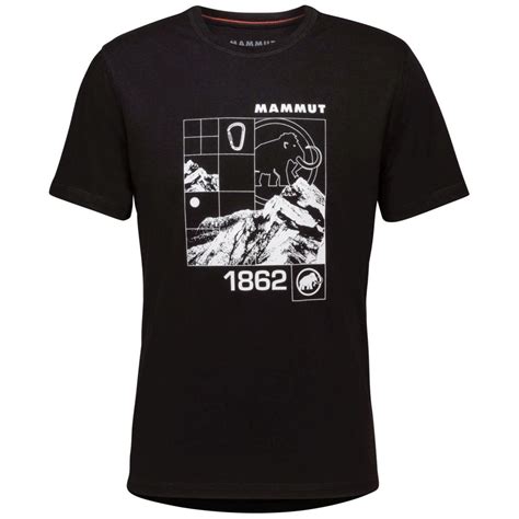 Mammut Camiseta Manga Corta Core Tiles Negro Trekkinn