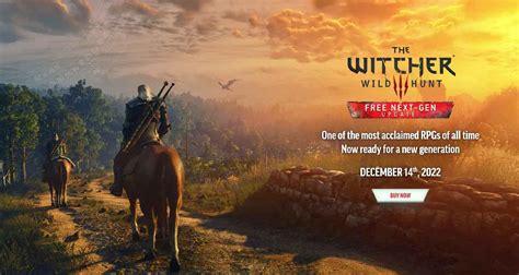 The Witcher 3 Wild Hunt CD Projekt RED annonce la mise à jour Next