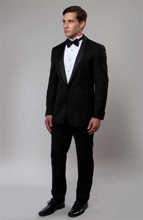 Black Peak Lapel With Satin Shawl Collar Tuxedo Mens Tuxedos Prom Tux Flex Suits