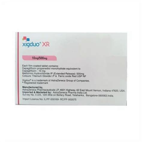 Xigduo Xr Mg Mg Tab Dapaglilozin Metformin At Stripe