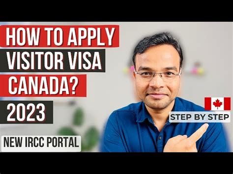 HOW TO APPLY CANADA VISITOR VISA IN 2023 USING NEW IRCC PORTAL