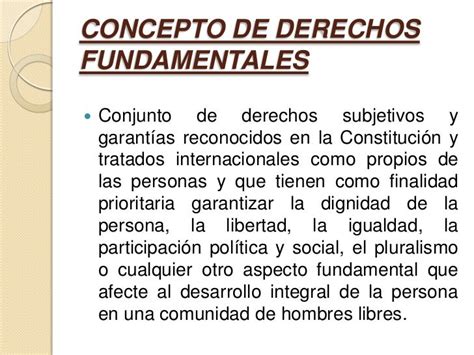 Estructura De Los Derechos Fundamentales