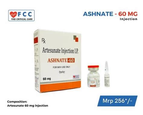 Artesunate 60 Mg Injection Pace Biotech Treatment Maleria At Rs 245