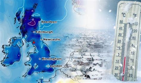 Uk Snow Forecast 12 Day Weather Map Shows Heavy Snow Across Britain