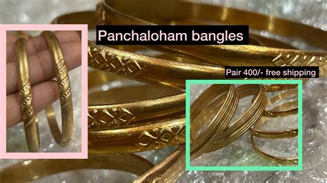 Daily Wear Panchaloham Bangles Whatsapp Pair Free