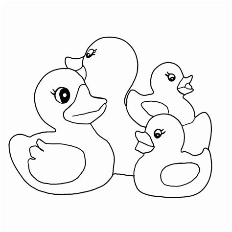 Cute Baby Duck Coloring Pages - Coloring Home