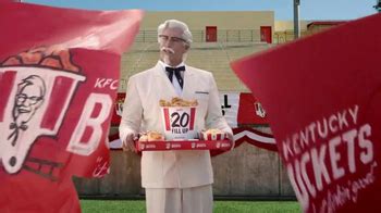 KFC 20 Fill Up TV Spot Mascot Featuring Rob Riggle ISpot Tv