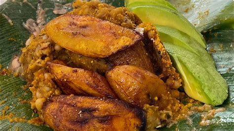 Let’s Make Gob3. Gari and Beans With Fried Plantain - YouTube