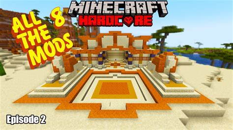 The Coolest EGYPTIAN MOB FARM Minecraft All The Mods 8 Ep 2 ATM8