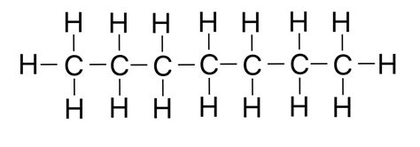 What is the structural formula of heptane? | Quizlet