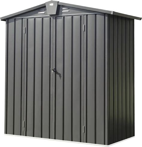 Amazon Domi Outdoor Storage Sheds X Ft Garden Shed With Metal