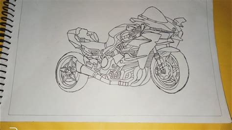 Kawasaki Ninja H2r Drawing Tutorial Part 1 YouTube