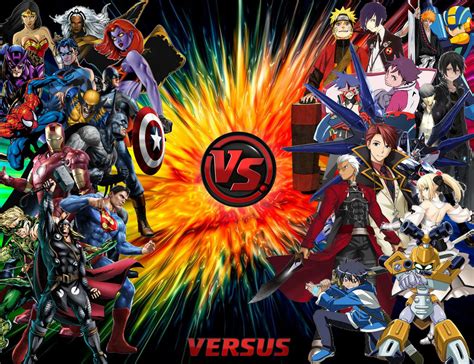 Super Heroes Vs Anime Heroes by chalcids on DeviantArt