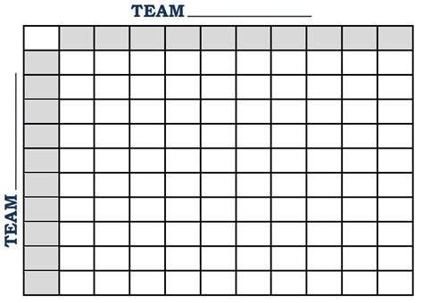 Football Pool Template (Excel, PDF) | Football squares template, Football squares, Superbowl squares