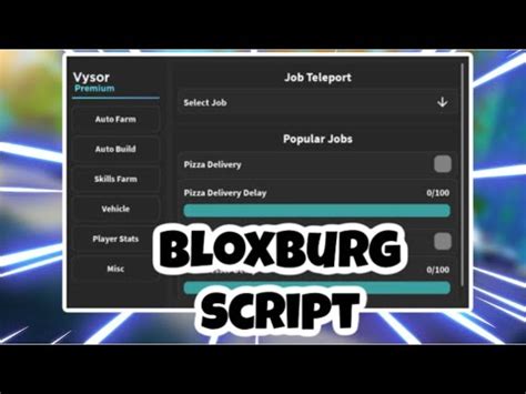 NEW Bloxburg Script Auto Build Infinite Money Teleport AND