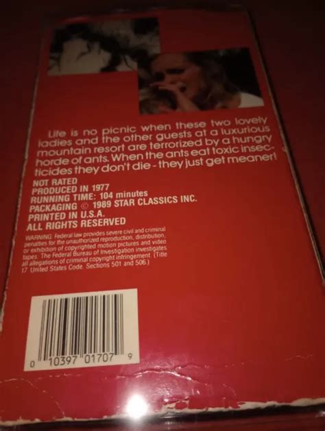 Squirm Ants Vhs Rare Horror Lot 1970s Original Releases Vestron