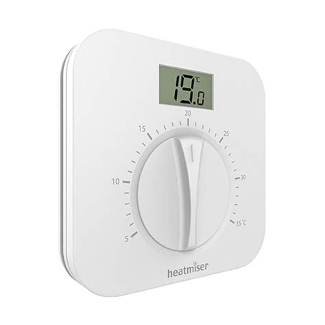 Heatmiser Ds1 L V2 Dial Thermostat With Display The Ufh Group