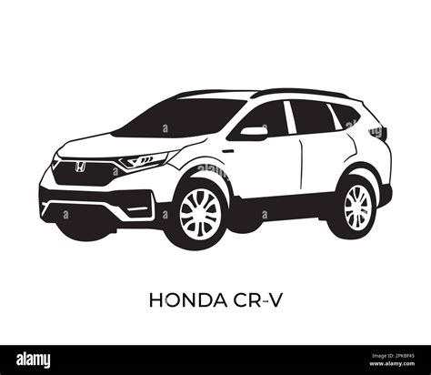 Vector Silhouettes Icons Of Honda Brand Cars Stock Vector Image And Art