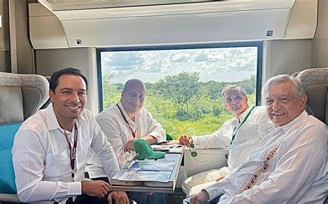 Amlo Y Alfaro Compartieron An Cdotas En Recorrido En El Tren Maya