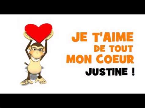 Je T Aime Justine Youtube