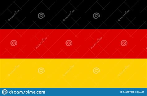 Bandera De La Alemania Ilustraci n EPS10 Del Vector Ilustración del