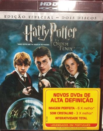 HARRY POTTER E A ORDEM DO FENIX 2PC HD DVD Gringos Records