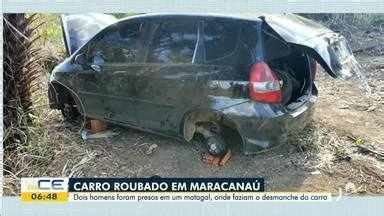 Bom Dia Ceará Suspeitos de roubar carro de família a caminho de