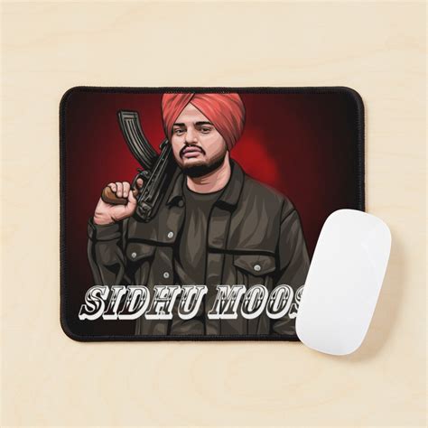 Sidhu Moose Wala Rip Sidhu Moosewala Tribute To Sidhu Moosewala Mouse Pad For Sale By